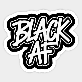 Black AF Sticker